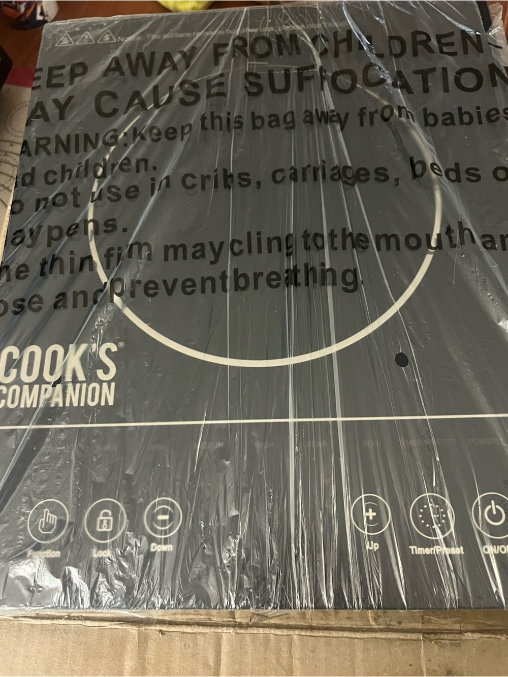 Black Induction Cooktop - Portable Countertop Burner